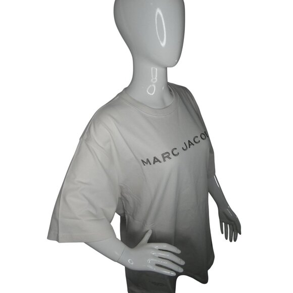 Marc Jacobs Print Logo Oversize T-Shirt (O/S) & Pants (L) 2 PC Set - Picture 3 of 16